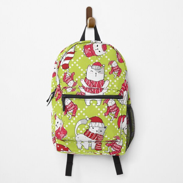 Item preview, Santa calico cats pattern designed and sold by BritishDelights.
