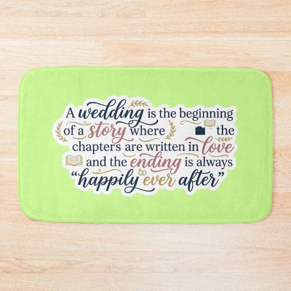 Item preview, Wedding Story Beginning - Romantic Marriage Quote Sticker designed and sold by Scro-Ciob-Shop.