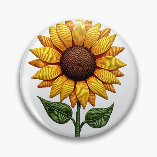 Item preview, Sunflower Embroidery Patch Cute Floral Gift T-Shirt designed and sold by MilaPrintify.