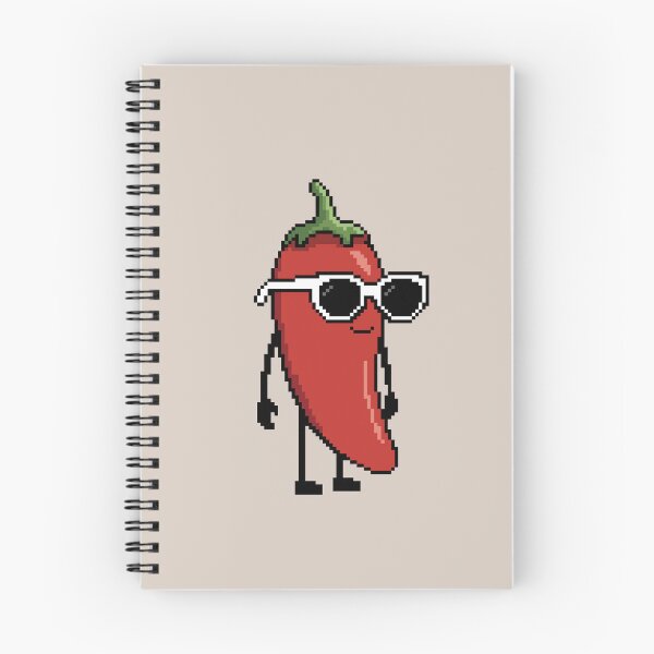 Item preview, Chili pepper red Pixel designed and sold by White Rim Mates.