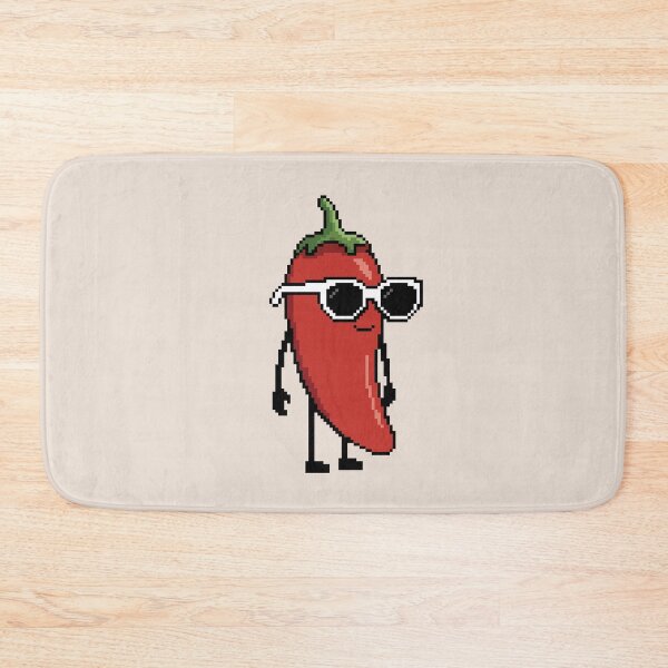 Item preview, Chili pepper red Pixel designed and sold by White Rim Mates.
