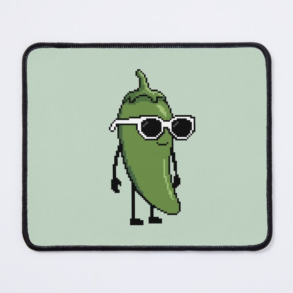 Item preview, Chili pepper green Pixel designed and sold by White Rim Mates.