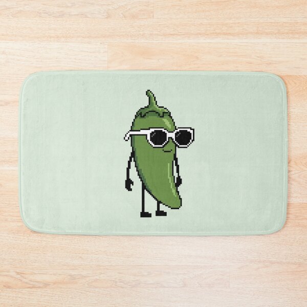 Item preview, Chili pepper green Pixel designed and sold by White Rim Mates.