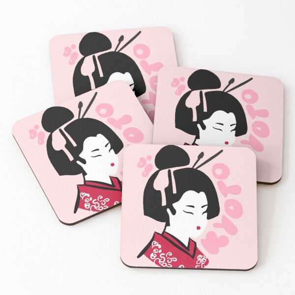 Item preview, Kawaii Geisha Love | Kyoto Japan Travel Illustration designed and sold by Covo Studio.