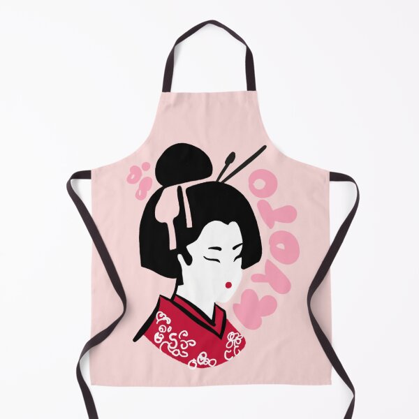 Aperçu de l'œuvre Amour de geishas kawaii | Illustration de voyage à Kyoto, Japon créée et vendue par Covo Studio.