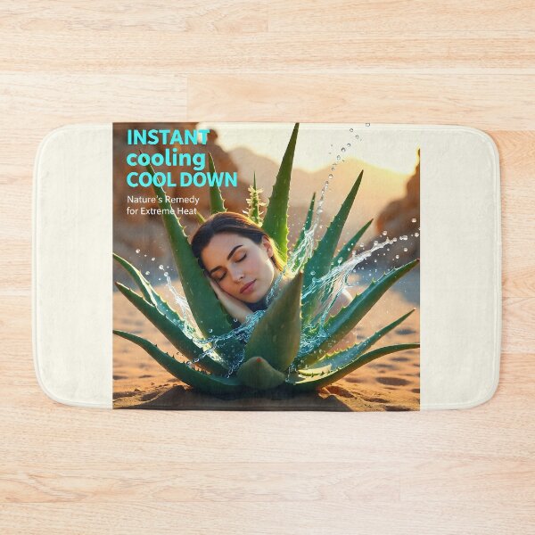 Item preview, Instant Cooling Aloe Vera Skincare | Extreme Heat Wave Thermal Relief and Sun Recovery designed and sold by Creative-RE.