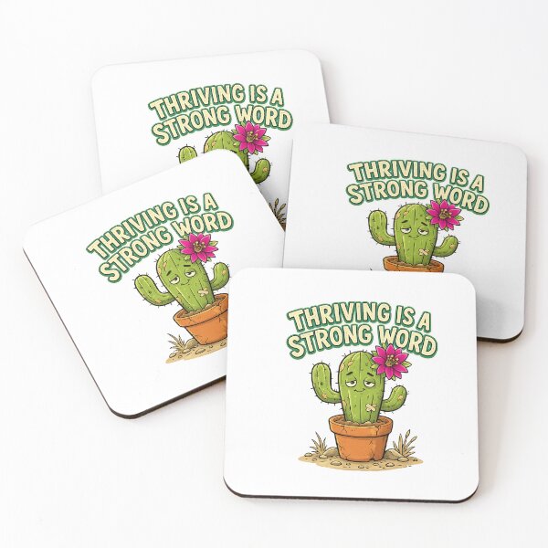 Item preview, Overwhelmed cactus designed and sold by Kind Kaos.
