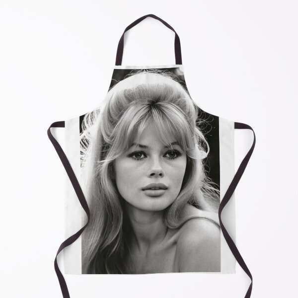 Item preview, Cinema - Great French Actress, Black and White Contemplative Profile Portrait of the 1960s designed and sold by Beat-It.