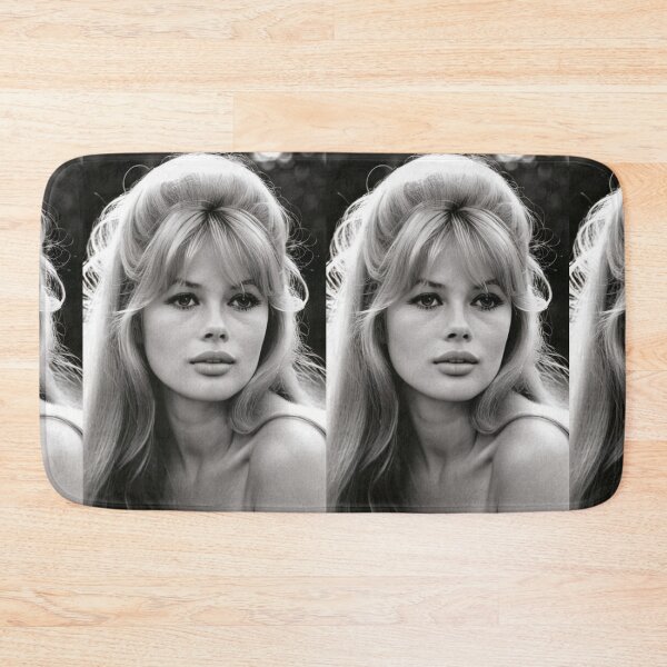 Item preview, Cinema - Great French Actress, Black and White Contemplative Profile Portrait of the 1960s designed and sold by Beat-It.