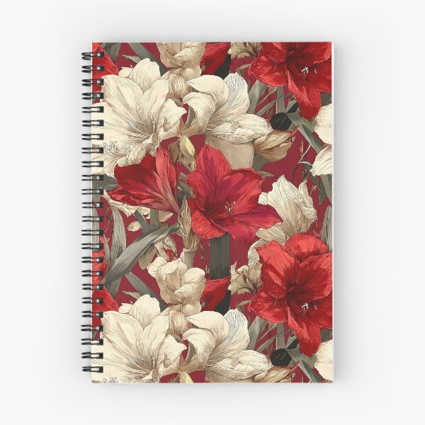 Item preview, Petaled Amaryllis Print  - Birthday Flower Pattern   - Personal Gifts designed and sold by RoyalStarsPatts.
