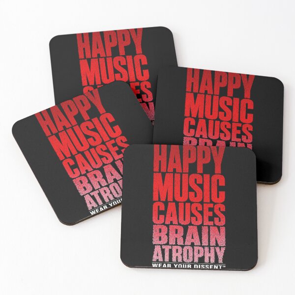 Item preview, MUSIC - WYD - Happy Music Causes Brain Atrophy TM red designed and sold by MetusArt.