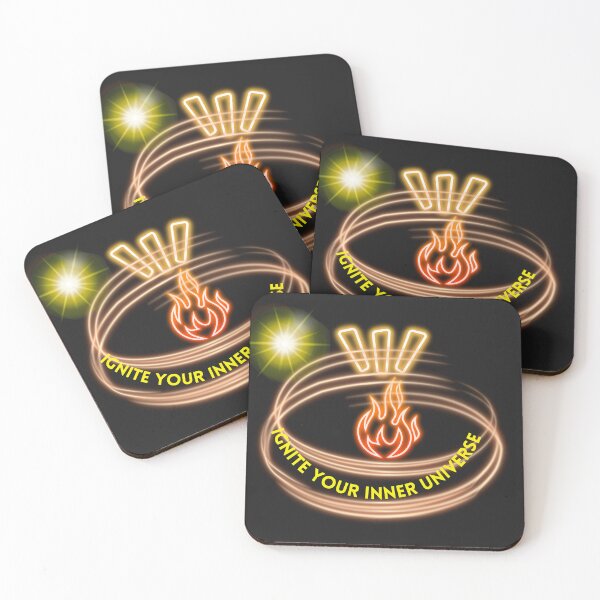 Item preview, Ignite Your Inner Universe - Cosmic Neon Flame Aesthetic Art designed and sold by alalame.