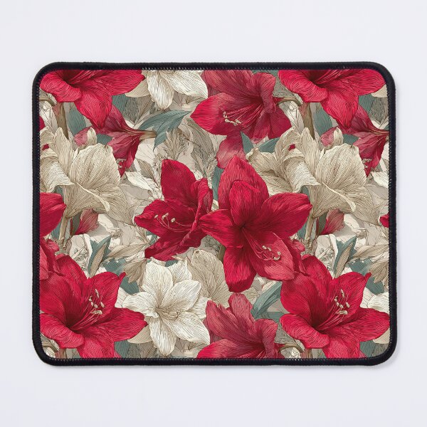 Item preview, Whimsical Amaryllis Texture - Flower Bouquet Pattern - Retirement Gifts designed and sold by RoyalStarsPatts.