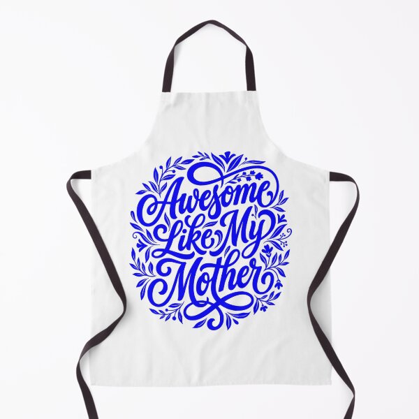 Item preview, Awesome Like My Mother Floral Typography Art designed and sold by FaizArtShop.
