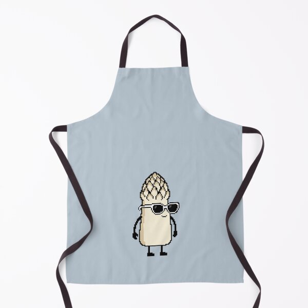 Item preview, Asparagus white Pixel designed and sold by White Rim Mates.