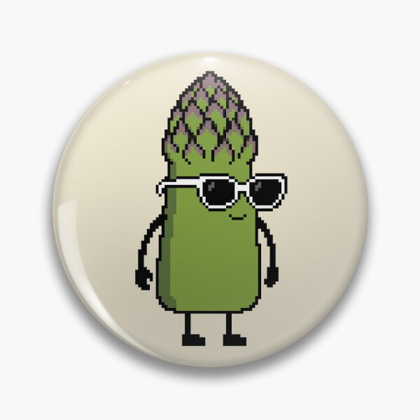 Item preview, Asparagus green Pixel designed and sold by White Rim Mates.
