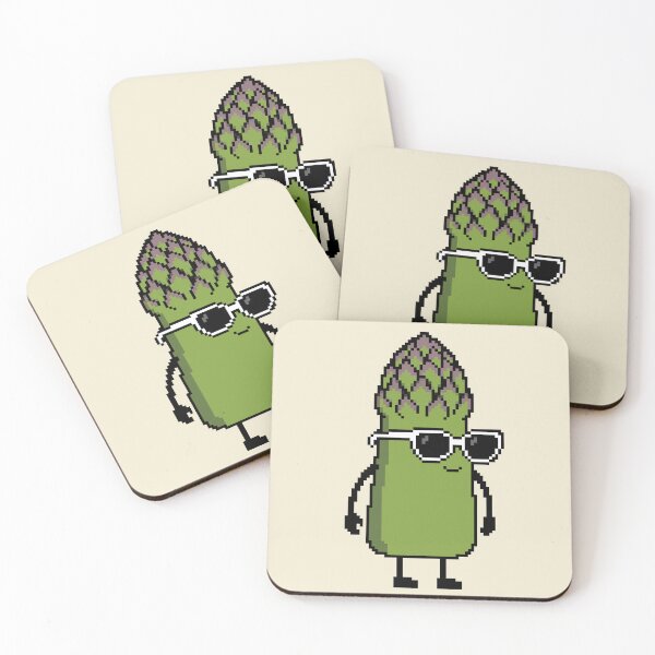 Item preview, Asparagus green Pixel designed and sold by White Rim Mates.