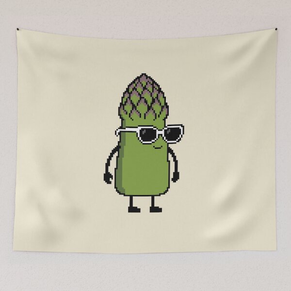 Item preview, Asparagus green Pixel designed and sold by White Rim Mates.