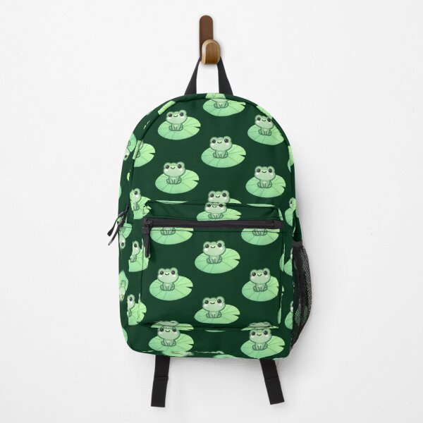 Item preview, Cute Kawaii Frog on Lily Pad | Minimalist Frogcore Cottagecore Frog Sticker designed and sold by ronakris009.