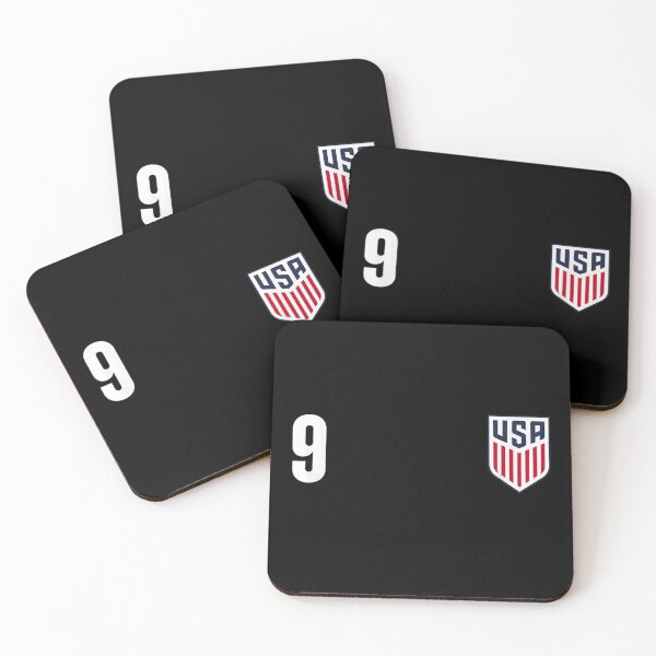 Item preview, Vintage USA Soccer Number 9 Patriotic Sports Jersey Fan Graphic Tee designed and sold by StanaLuis.