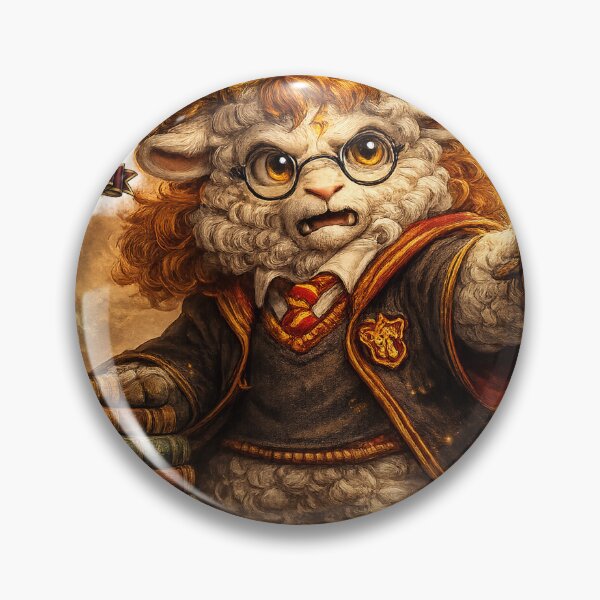 Item preview, Redmane Ram, Wand Raised and Ready | Hogwooltz Sheepism Parody designed and sold by Thpoar.