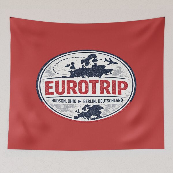 Item preview, Eurotrip Hudson Berlin Design Classic Retro Travel designed and sold by killem667.