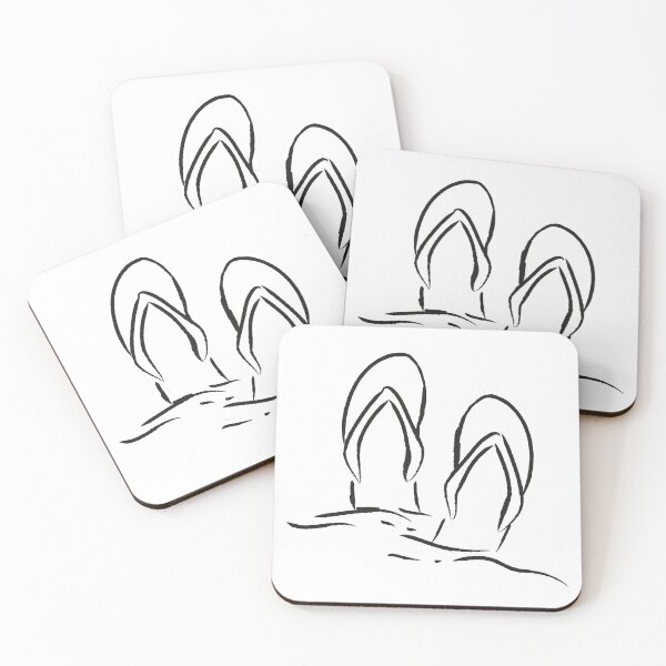 Item preview, Flip Flops in the Sand designed and sold by VibetheSeason.