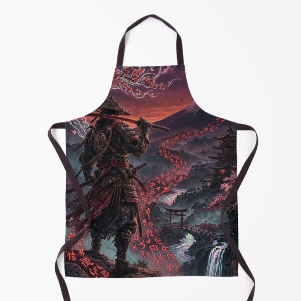 Item preview, Samurai Warrior Spirit - Ancient Japan Fantasy Poster designed and sold by Color Verse1.