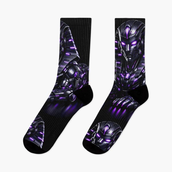 Item preview, Cyberpunk Sphinx – Neon Violet Guardian designed and sold by Neo Tokio.