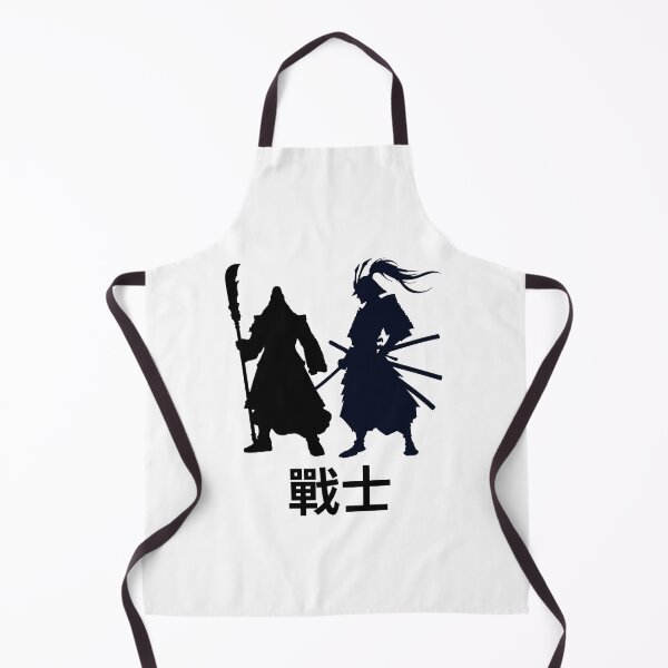 Item preview, Samurai Warrior Silhouette Japanese Kanji Senshi Battle Art designed and sold by alalame.