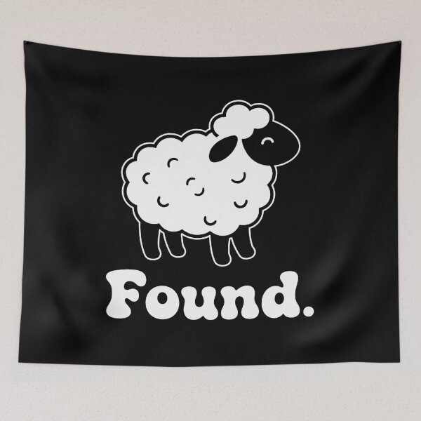 Item preview, Cute Found Lost Sheep Found Christian Faith designed and sold by gunaone-design.