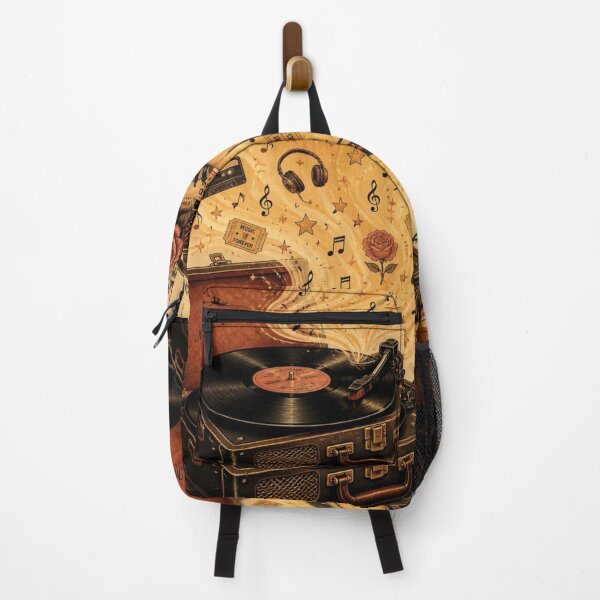 Item preview, Vintage Record Player Nostalgic Music Art Print designed and sold by Pink-Blossoms.