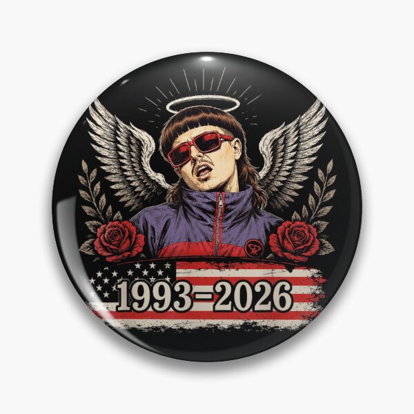 Item preview, Rest In Peace Peso Pluma Angel Wings Tribute Graphic Art Design designed and sold by StanaLuis.