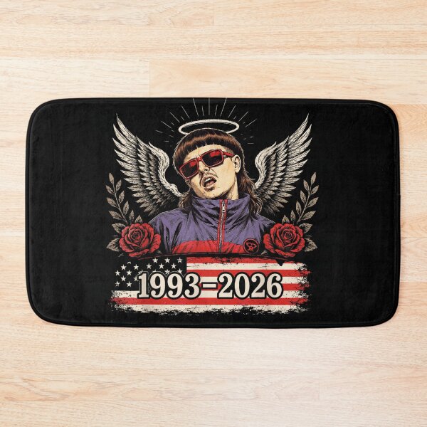Item preview, Rest In Peace Peso Pluma Angel Wings Tribute Graphic Art Design designed and sold by StanaLuis.
