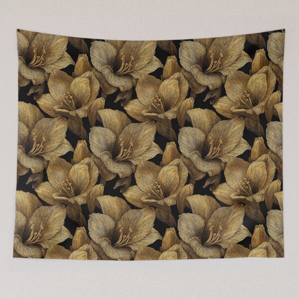 Item preview, Petaled Amaryllis Print - Hawaiian Flower Pattern   - Retirement Gifts For Grandma designed and sold by RoyalStarsPatts.