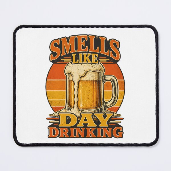 Item preview, Smells Like Day Drinking Funny Retro Beer Summer Party Meme designed and sold by ShopOnTheTopp.
