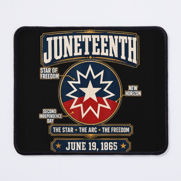 Item preview, Juneteenth Second Independence Day Freedom Star Historical Emblem Graphic Art Poster designed and sold by StanaLuis.