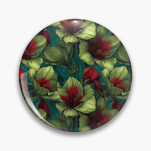 Item preview, Colorful Amaryllis Print  - Retro Flower Floral   - Retirement Gifts for Mom designed and sold by RoyalStarsPatts.