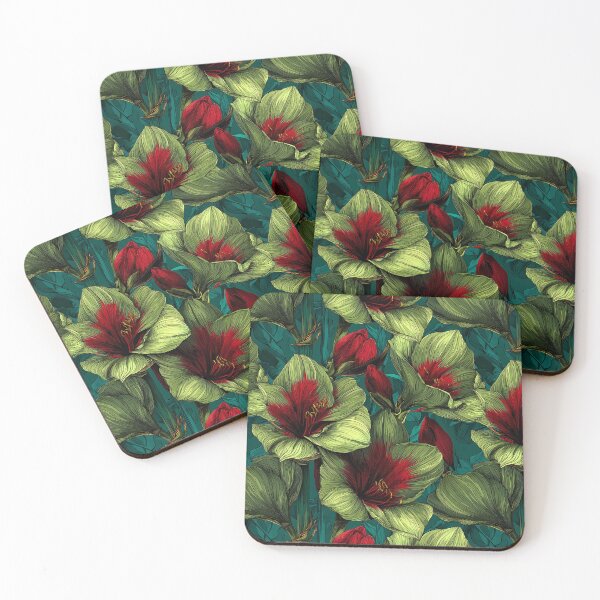 Item preview, Colorful Amaryllis Print  - Retro Flower Floral   - Retirement Gifts for Mom designed and sold by RoyalStarsPatts.