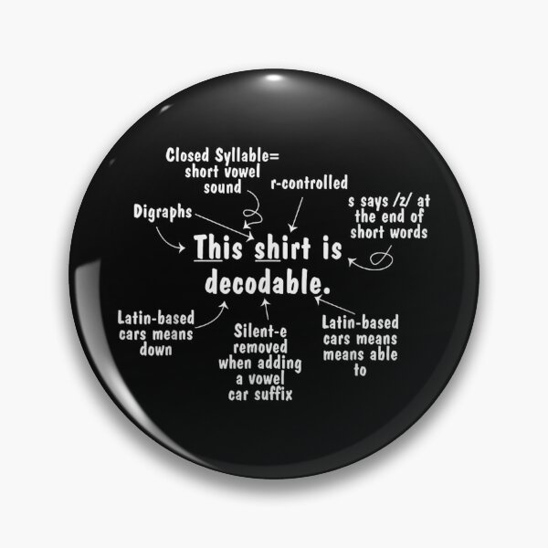 Item preview, This Shirt Is Decodable Funny Teacher Phonological Awareness Science Of Reading designed and sold by StanaLuis.