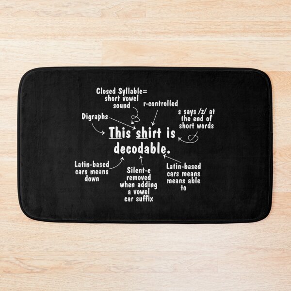 Item preview, This Shirt Is Decodable Funny Teacher Phonological Awareness Science Of Reading designed and sold by StanaLuis.