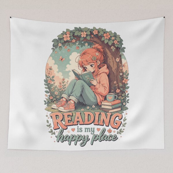 Item preview, Reading Is My Happy Place designed and sold by PaulKlor.