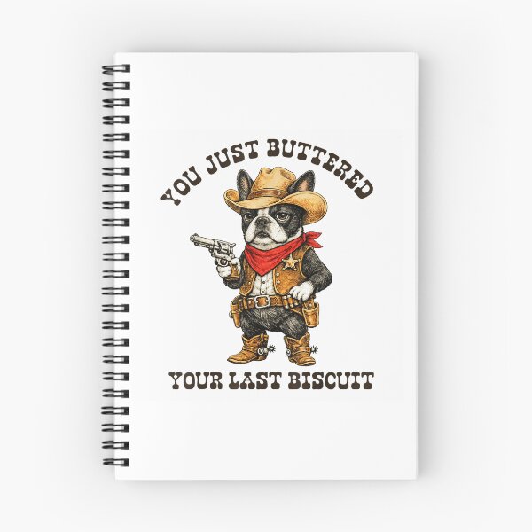 Item preview, You Just Buttered Your Last Biscuit Funny French Bulldog Cowboy Outlaw designed and sold by Capisedo.