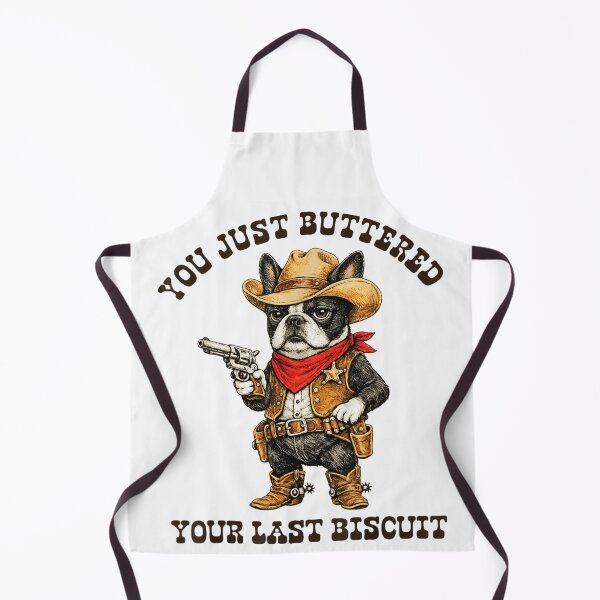 Item preview, You Just Buttered Your Last Biscuit Funny French Bulldog Cowboy Outlaw designed and sold by Capisedo.