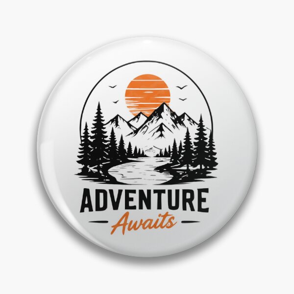 Item preview, Adventure Awaits Mountain Wilderness Scene designed and sold by NeuroJoyStudio.