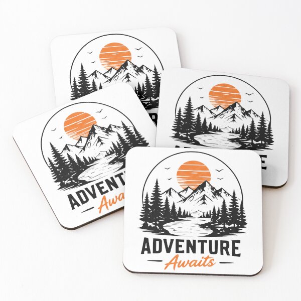 Item preview, Adventure Awaits Mountain Wilderness Scene designed and sold by NeuroJoyStudio.