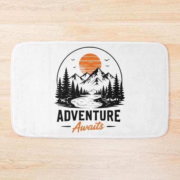 Item preview, Adventure Awaits Mountain Wilderness Scene designed and sold by NeuroJoyStudio.