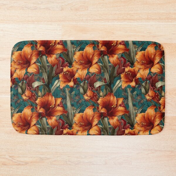 Item preview, Petaled Amaryllis Floral  - Retro Flower Floral   - Retirement Gifts for Husband designed and sold by RoyalStarsPatts.