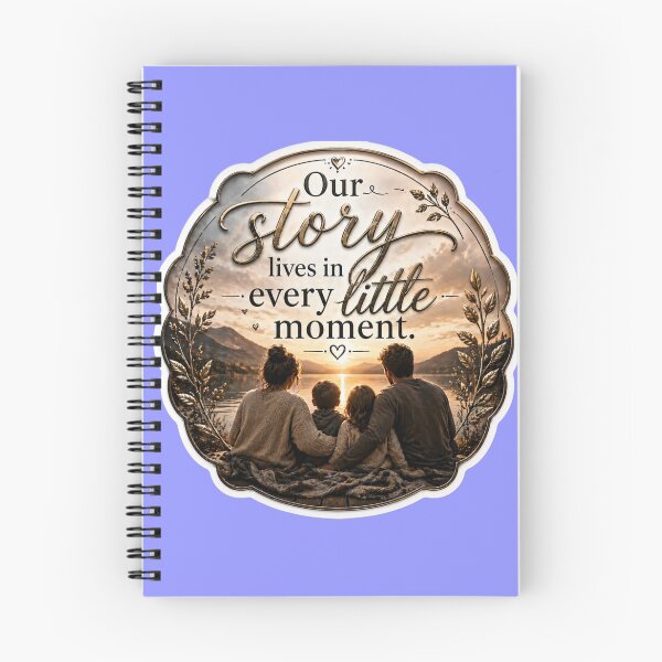Item preview, Our Story Lives in Every Little Moment - Family Love Quote Sticker designed and sold by Scro-Ciob-Shop.