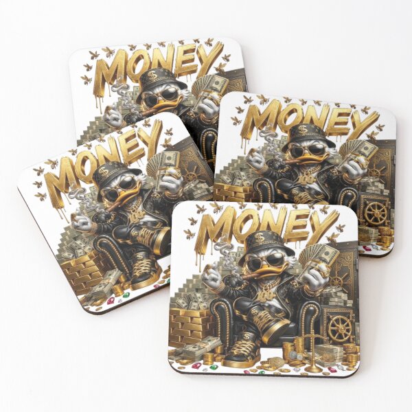 Item preview, Money Boss Duck – Luxury Millionaire Duck Gangster Wealth Design designed and sold by Marketflowcreation.